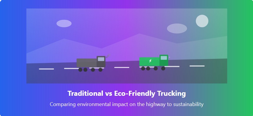 Environmental Impact of Trucks vs Eco-Friendly Trucking